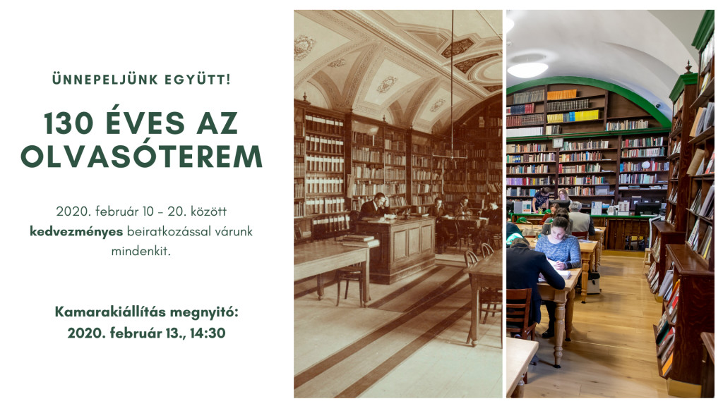 130 éves az olvasóterem